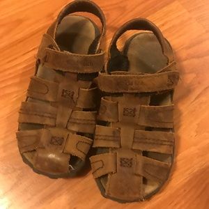 Stride Rite Leather Sandals